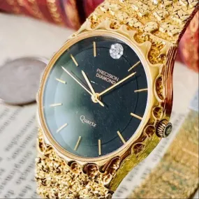 Luxury watches Precision by Gruen diamond quartz