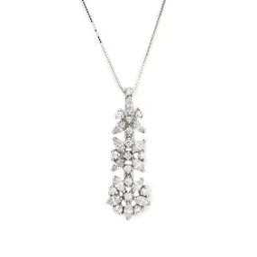 Mandevilla Pendant with Natural Diamonds
