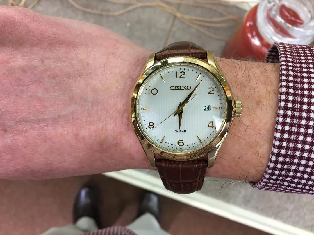 Men's Seiko Solar Powered Watch