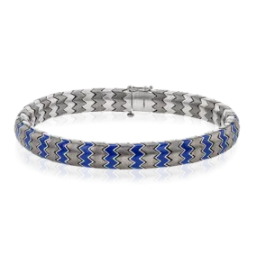 Men's Titanium Bracelet In 14k Gold