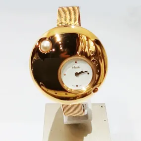 Misaki Eclipse Women's Rose Gold With Mesh Strap/Leather Strap Watch