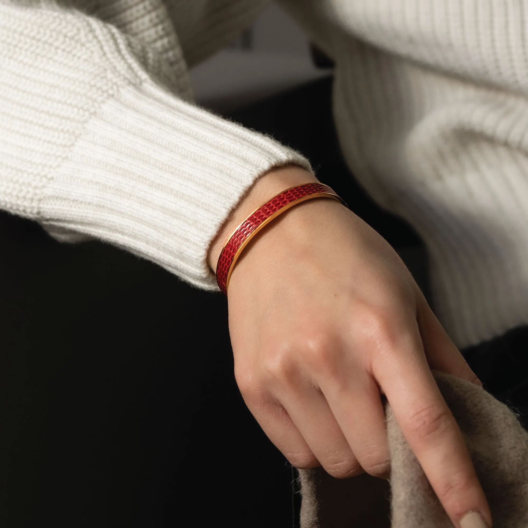 MISS BANGLE BRACELET Red Gold