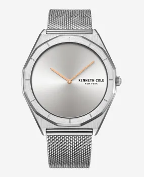 Modern Classic Slim Stainless Steel Mesh Bracelet Watch
