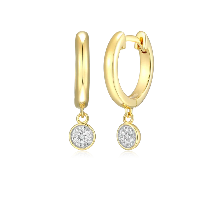 Monte Luna Yellow Diamond HGuggie Earrings