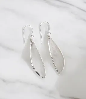Mother of Pearl Scalene Drop Earrings