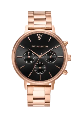 Multifunctional Rose Gold Black Link