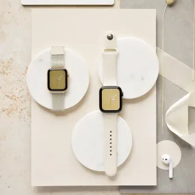 NAKD Apple Watch Strap Set - Magnetic   Silicone - Almond White