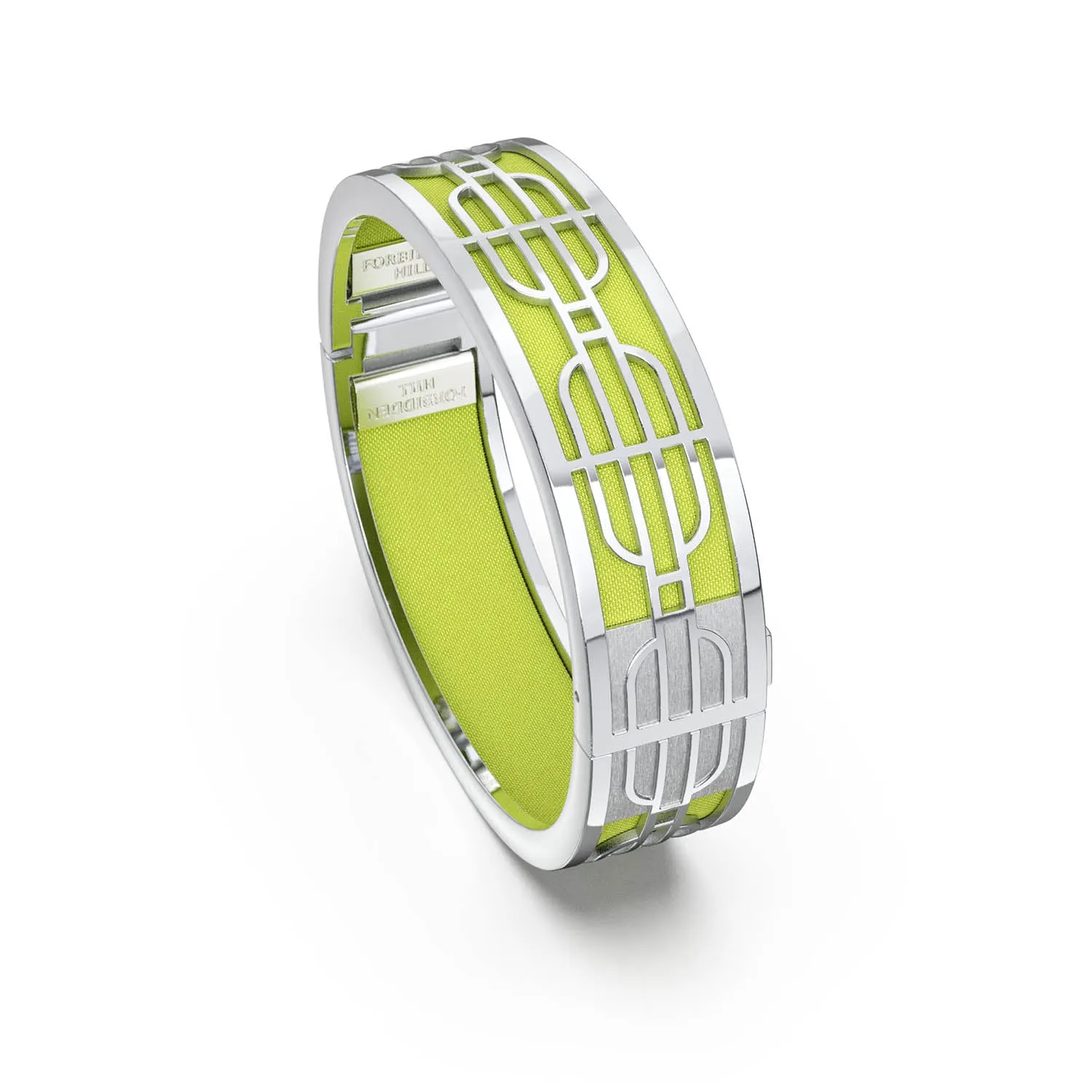 Nanyang Dream Bangle - Pomelo Green - Sterling Silver