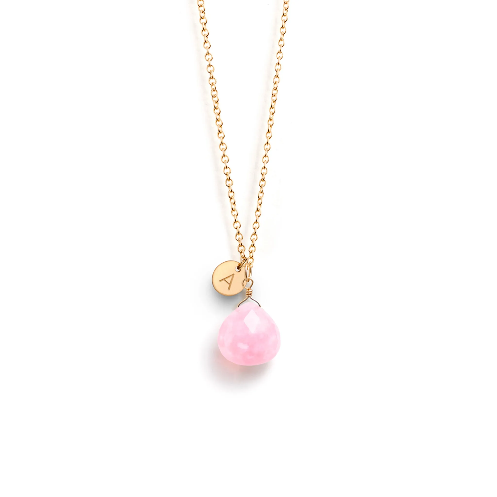 October Opal Birthstone Necklace