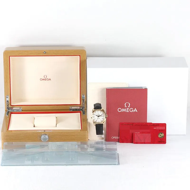 Omega Seamaster Aqua Terra Co-Axial 231.53.39.22.02.001 Red Gold Watch Men's Used