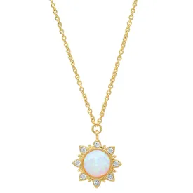 Opal Burst Necklace