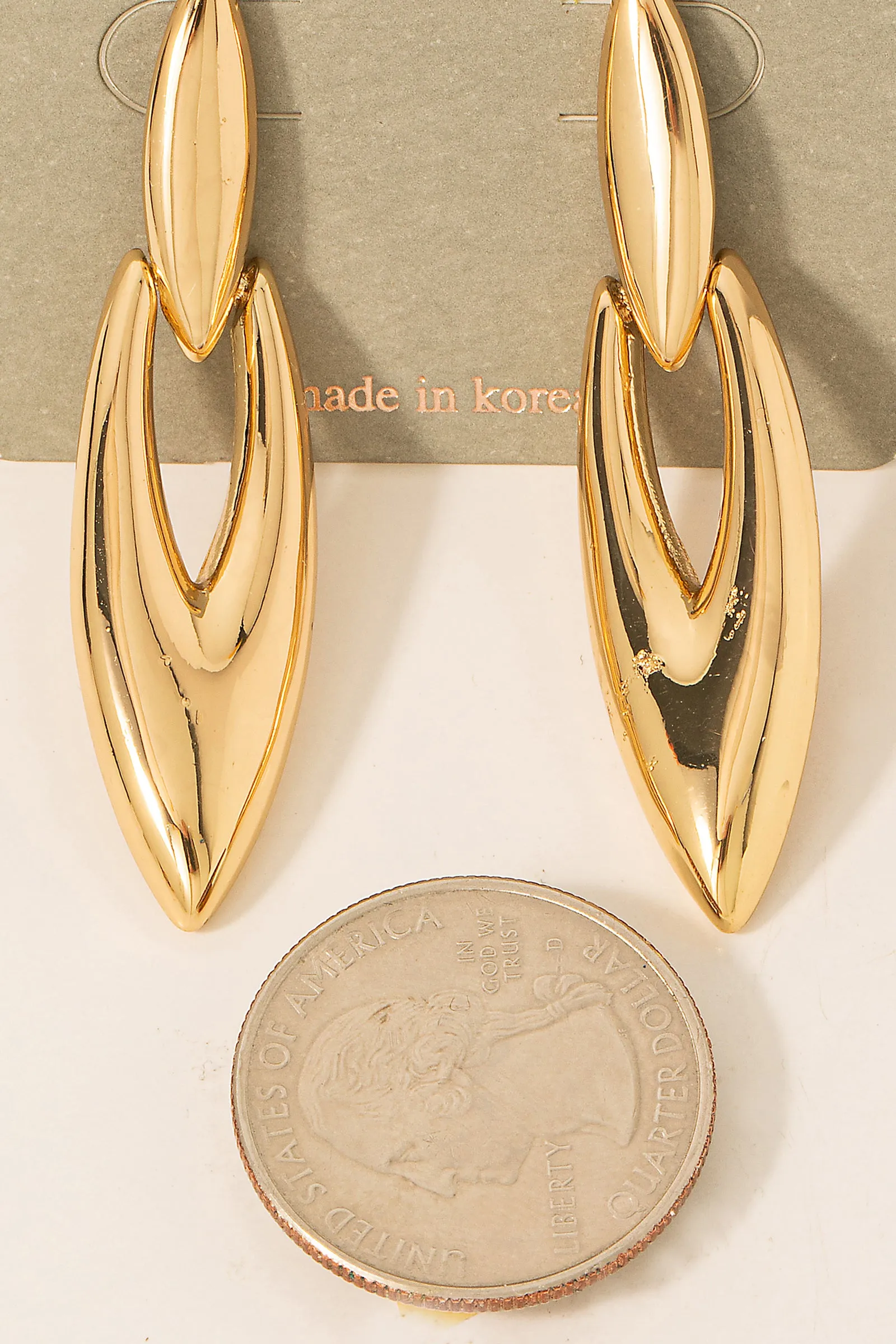 Oval Dangle Earrings