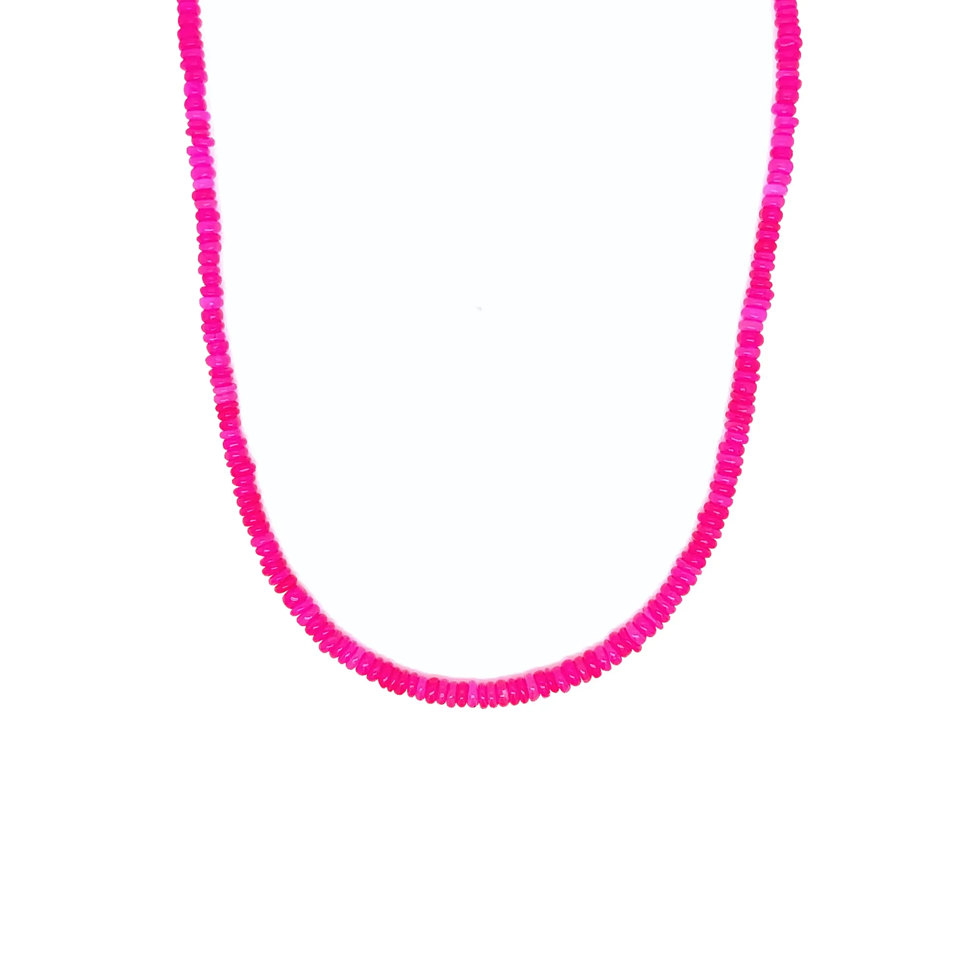 Paradise Pink Fire Opal Necklace