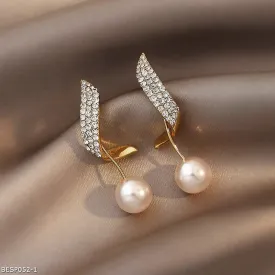 Pearl drop earrings