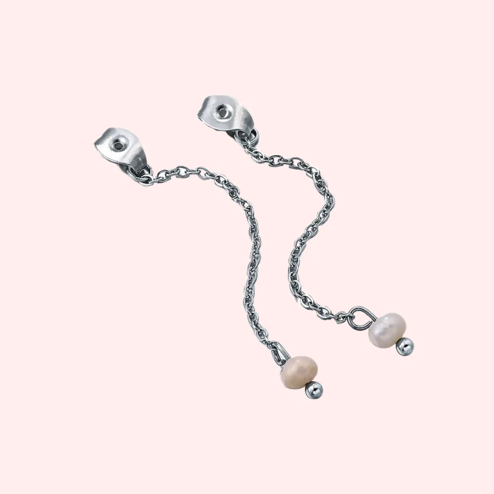 Pearl Drop Hypoallergenic Earring Backs