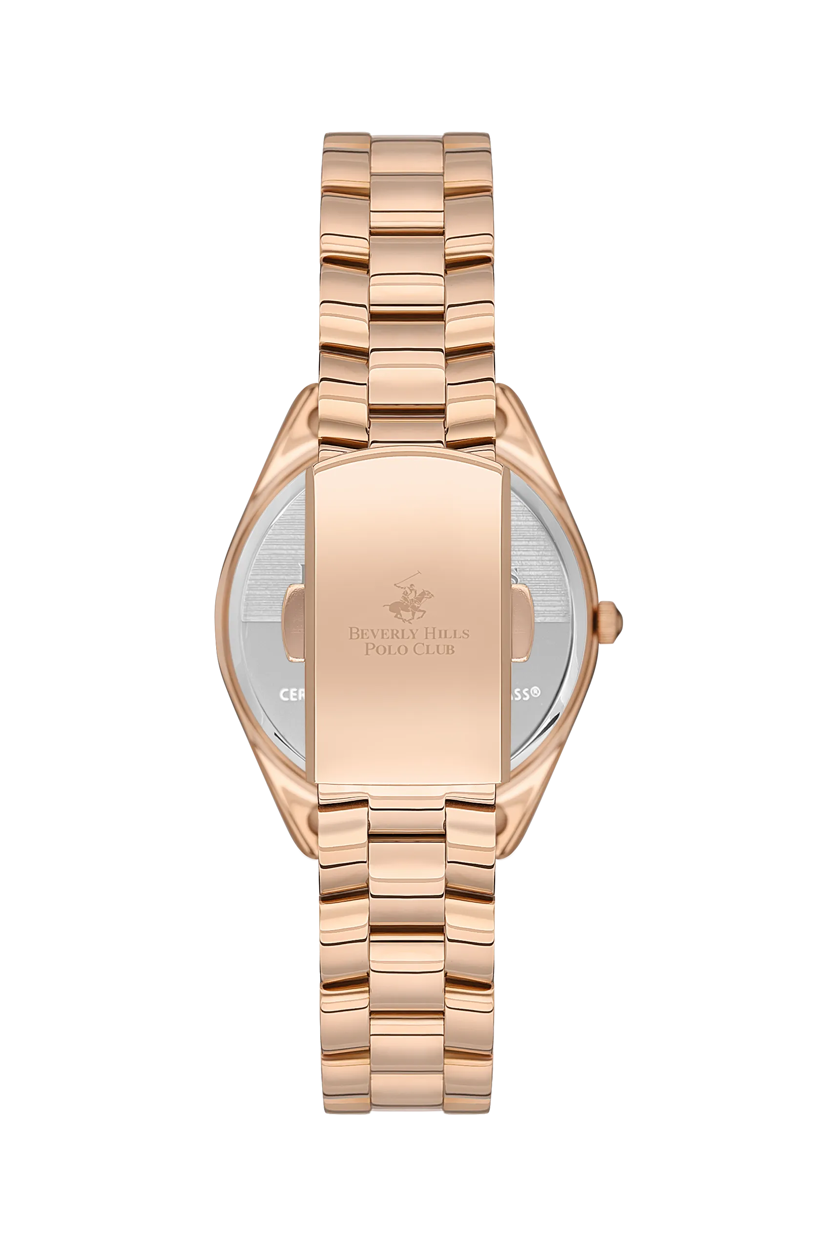 Polo - BP3564C.420 Ladies 3 Hands White Dial Ceramic Sapphire Coated Glass Diamond