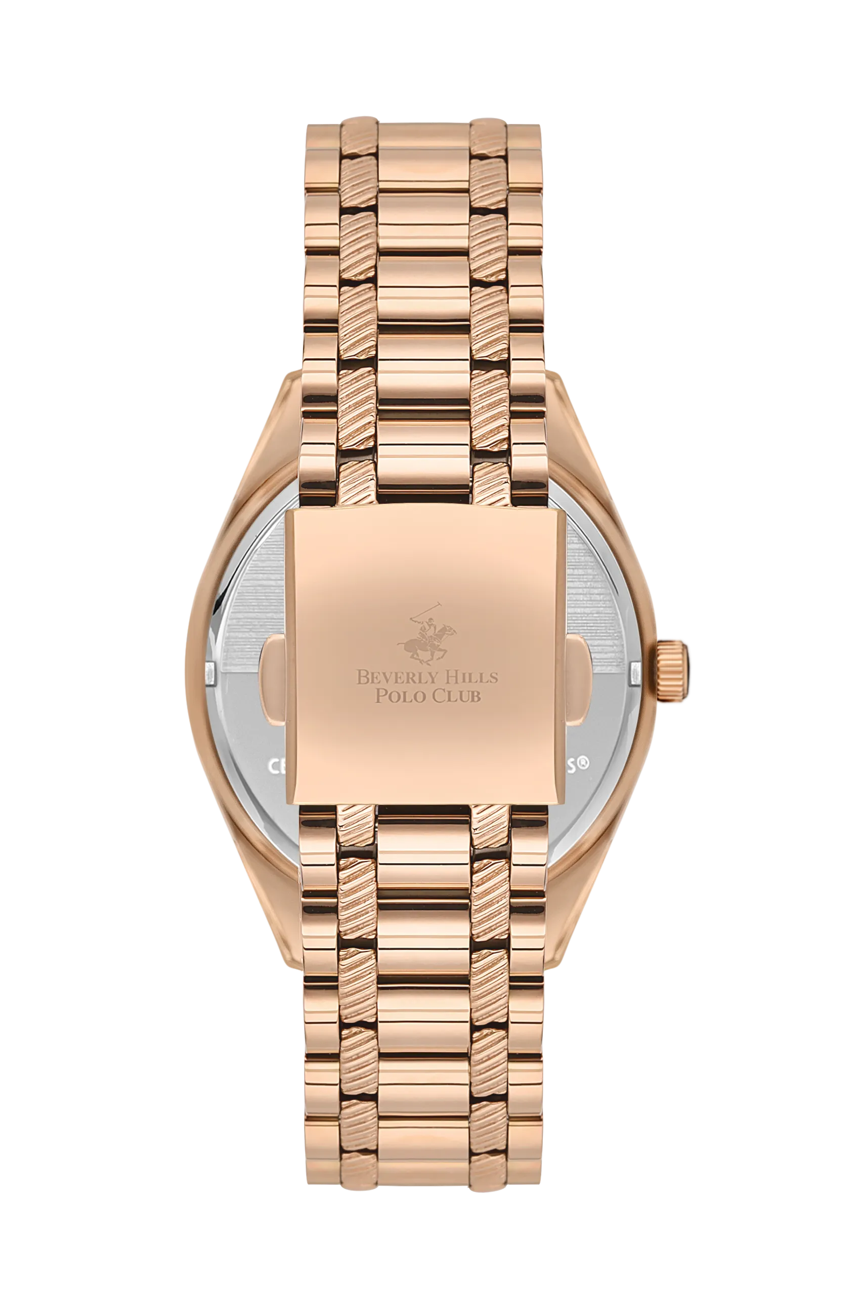 Polo - BP3571C.420 Ladies 3 Hands White Dial Ceramic Sapphire Coated Glass Diamond
