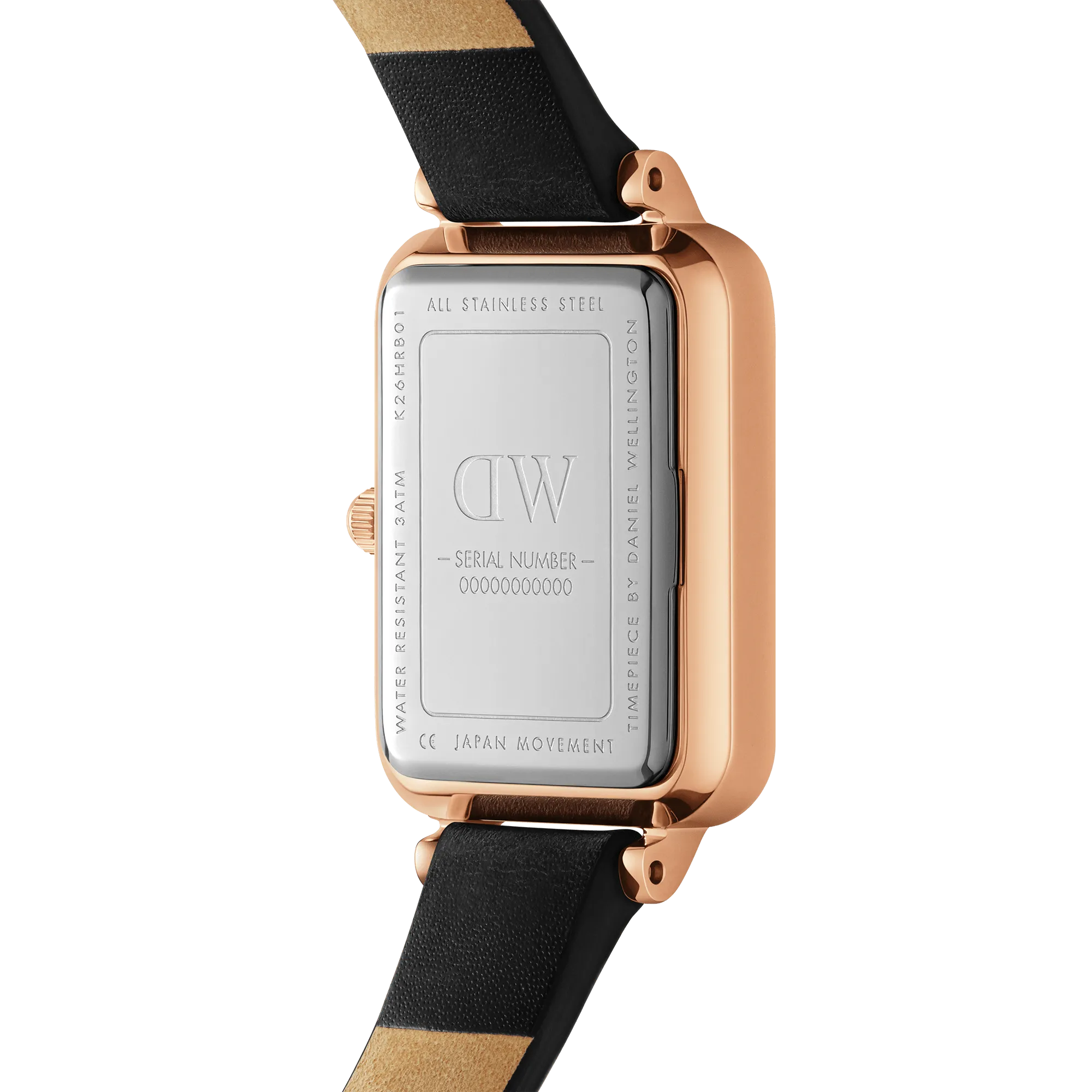 Quadro Roman Numerals Sheffield Rose Gold