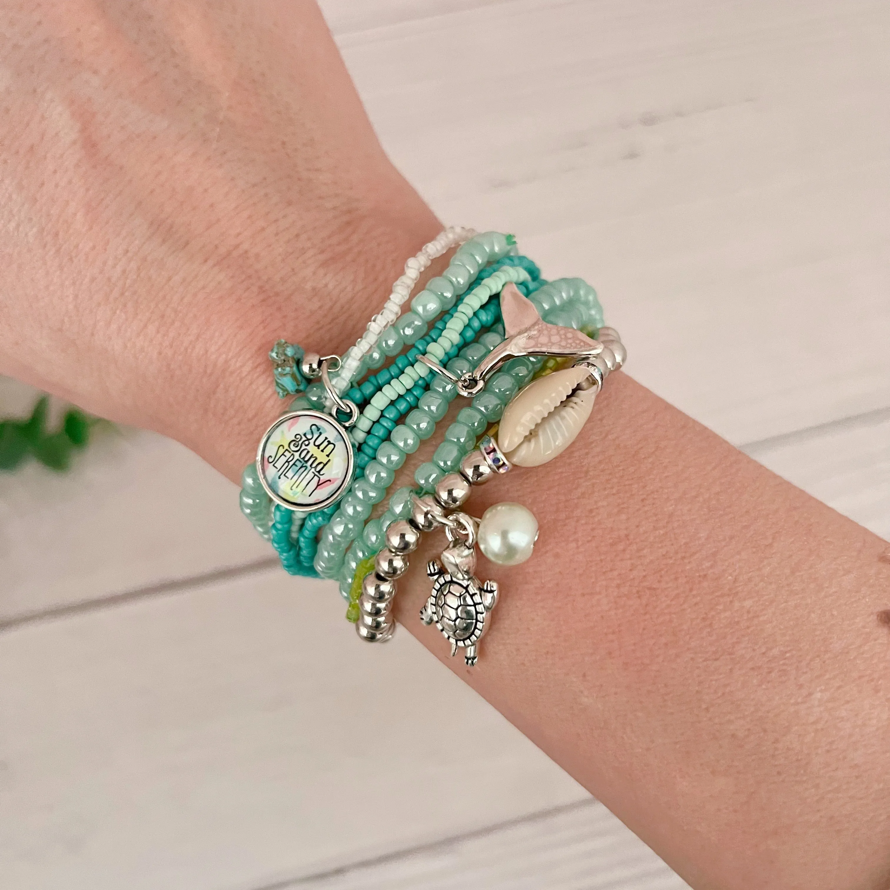 Sea Sand Serenity Bracelet Set
