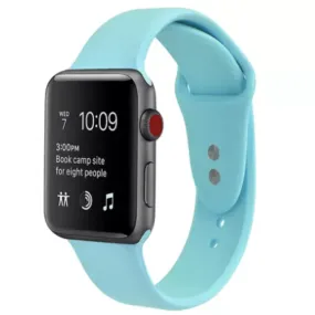 Silicone Sport Replacement Band for Apple Watch Turquoise