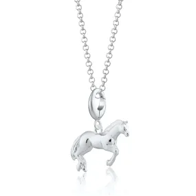 Silver Horse Necklace