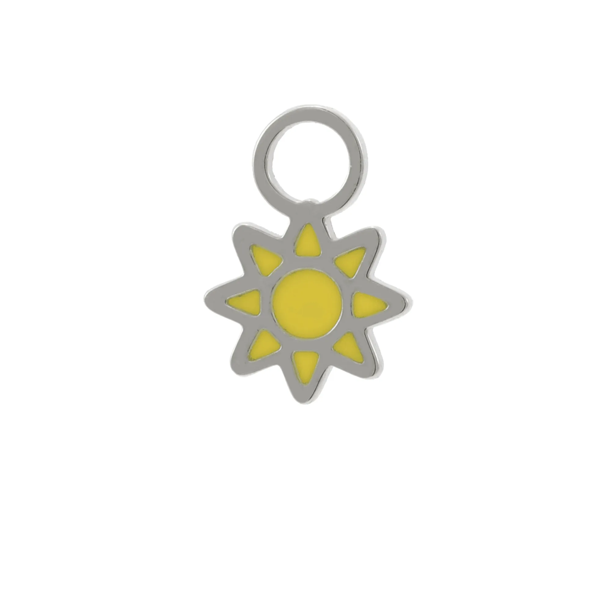 Sun Hoop Charm