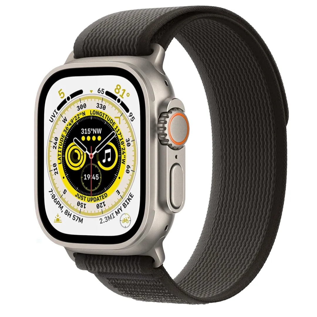 Ultra Titanium With Apple Logo (Double Strap)