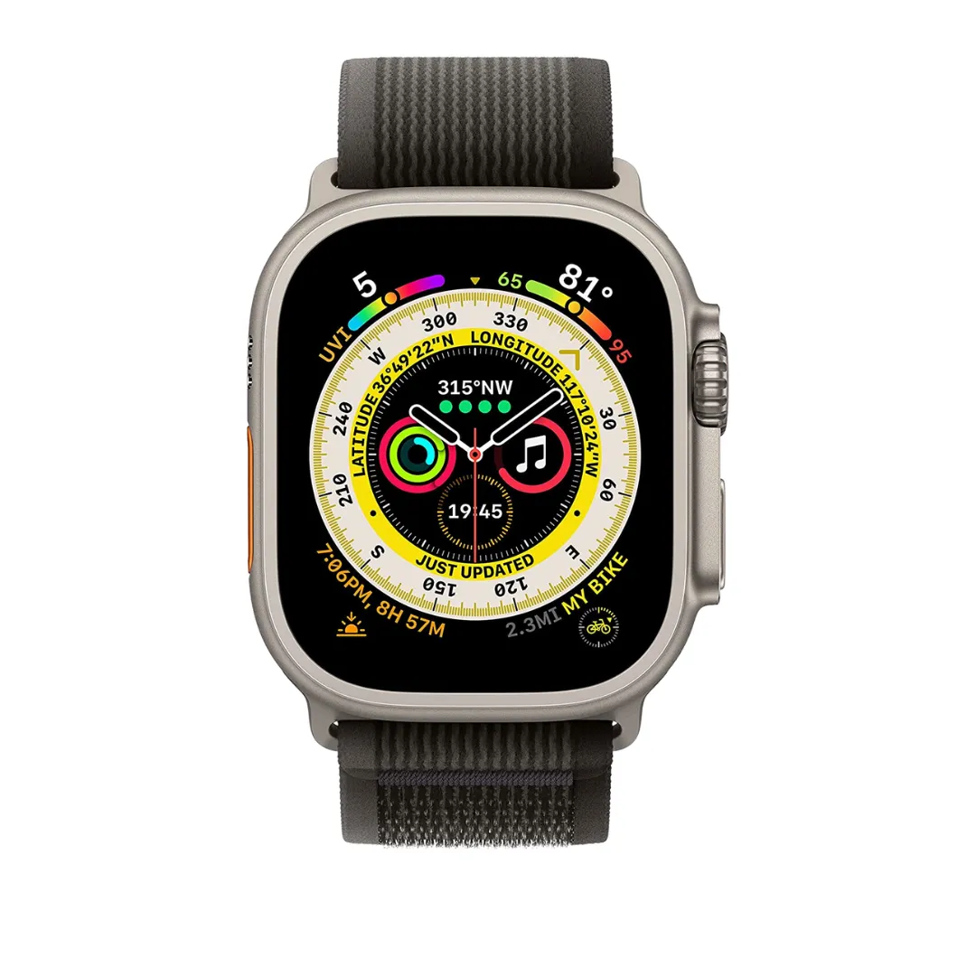 Ultra Titanium With Apple Logo (Double Strap)