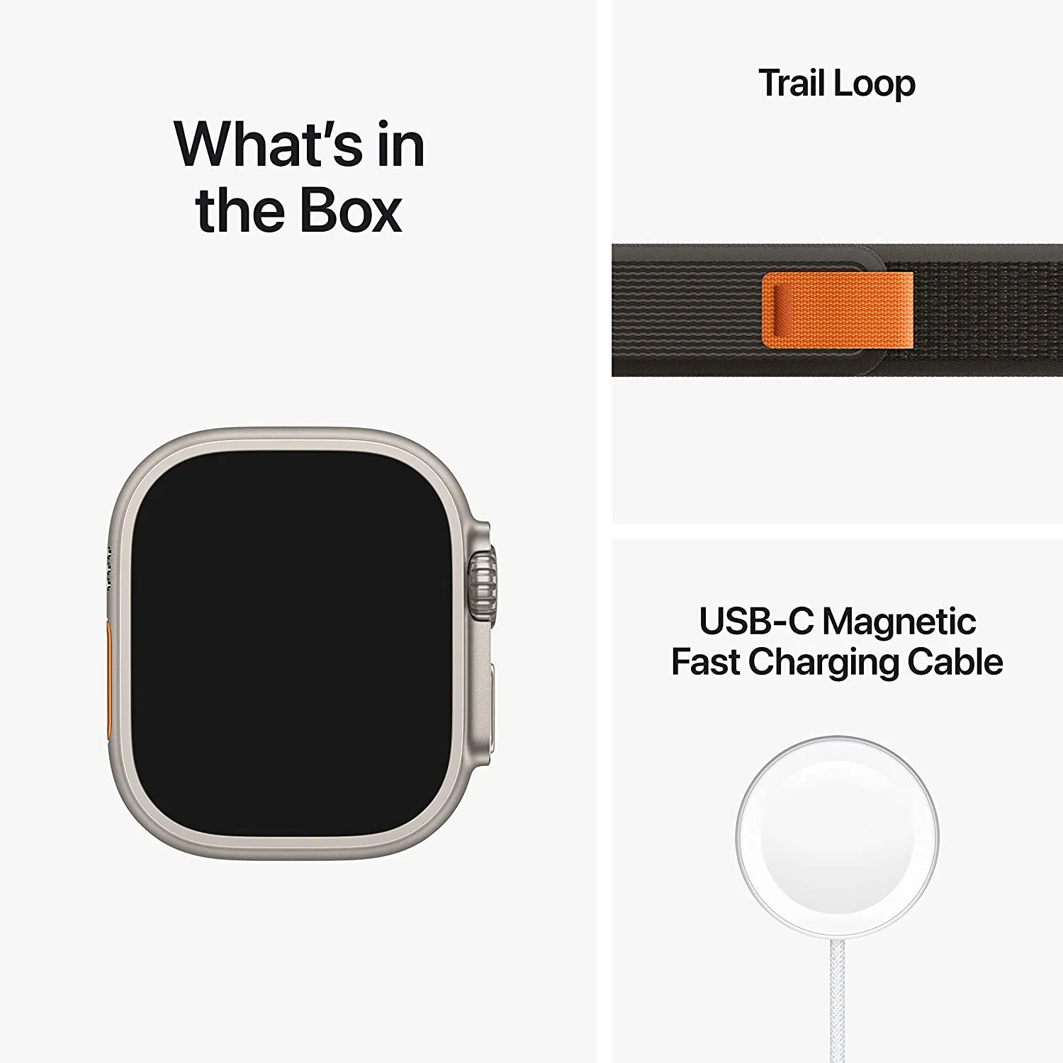 Ultra Titanium With Apple Logo (Double Strap)