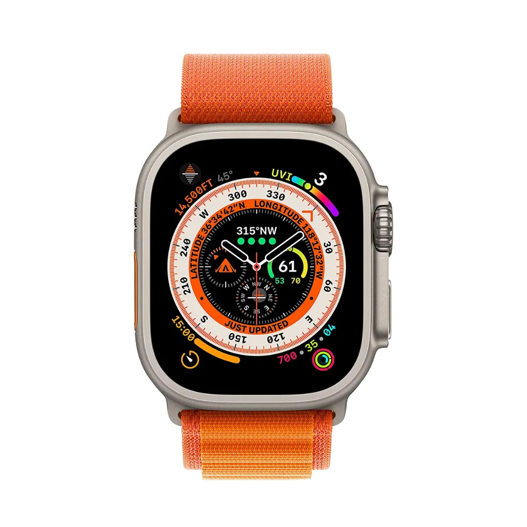 Ultra Titanium With Apple Logo (Double Strap)