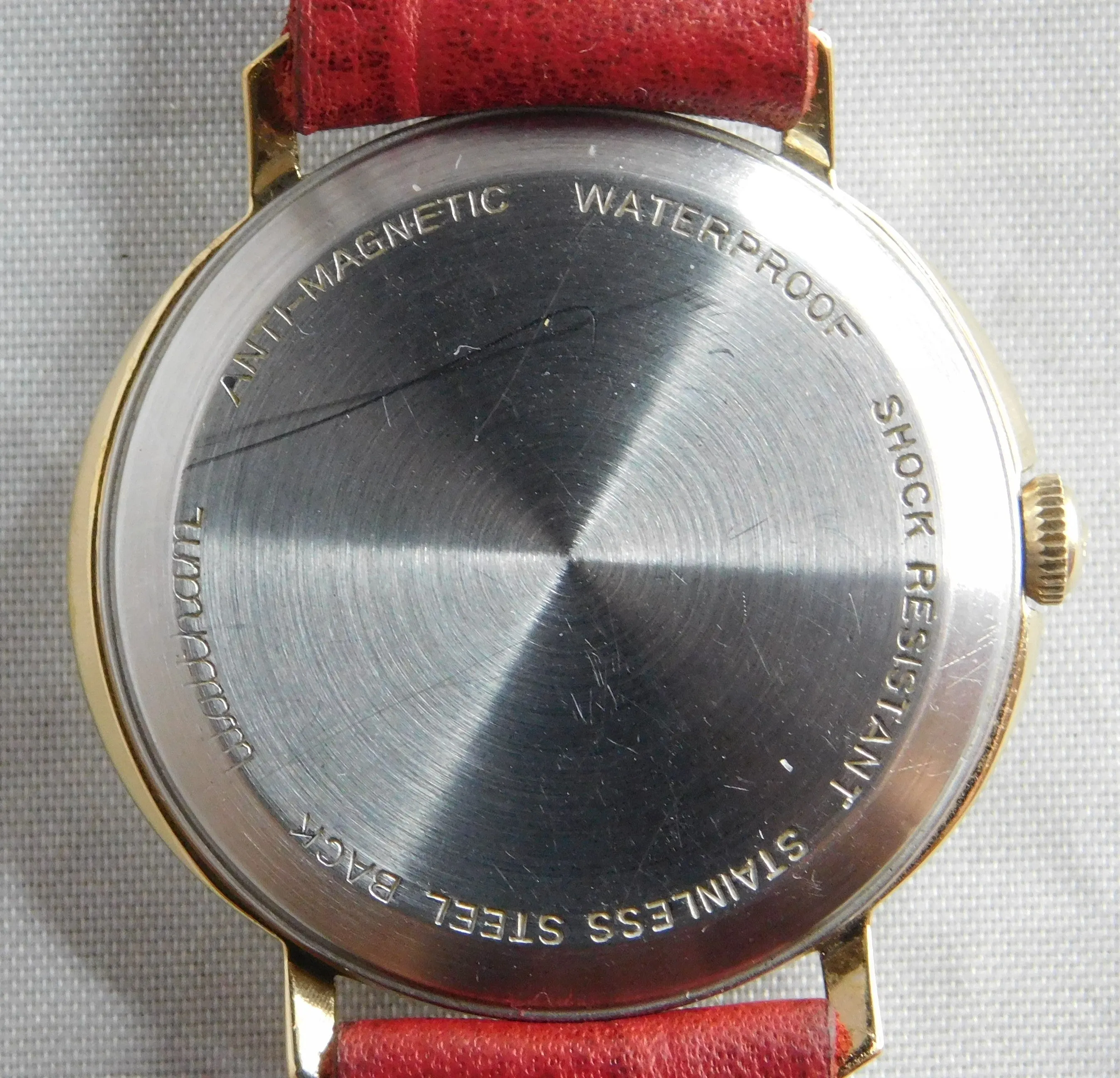 Waltham 21 Jewel Swiss Manual Wind Gold Plated Vintage 1960's Men’s Watch...33mm